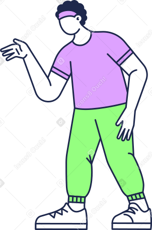 Hombre levantando la mano PNG, SVG