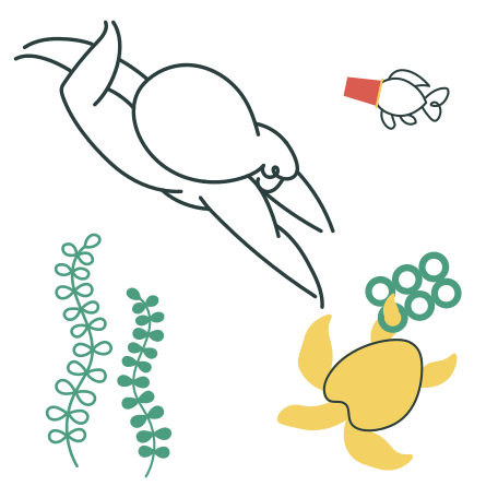 Save the ocean Illustration in PNG, SVG