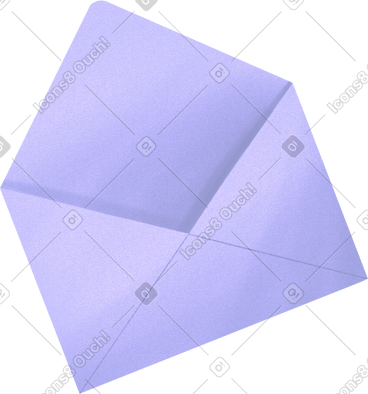 Lilac envelope PNG, SVG