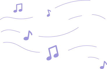 flowing music in notes PNG, SVG