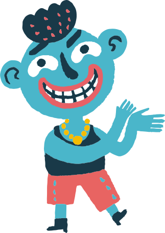 smiling man Illustration in PNG, SVG