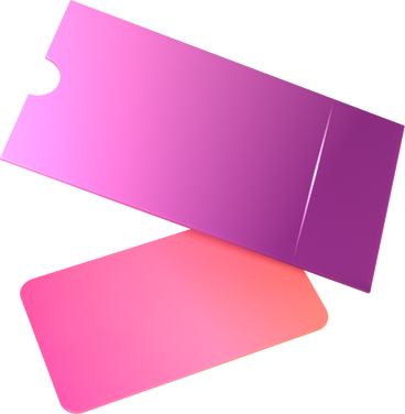 Gutschein und karte mit farbverlauf PNG, SVG