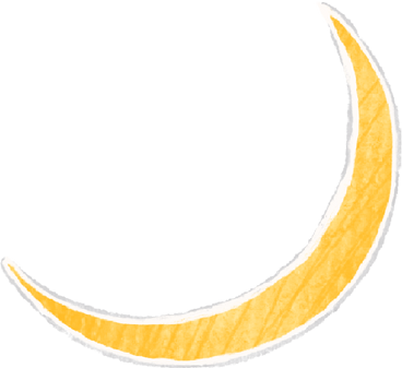 thin crescent PNG, SVG