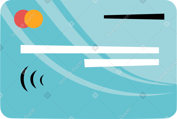 bank card for payment Illustration in PNG, SVG