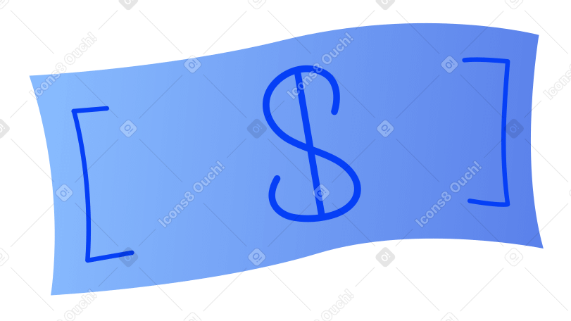 Dollar animierte Grafik in GIF, Lottie (JSON), AE
