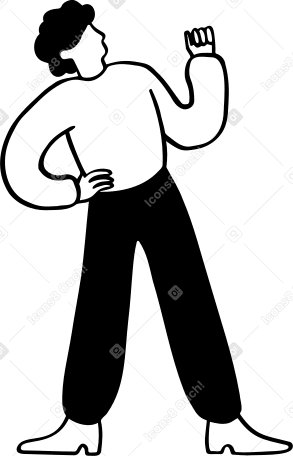 Homme tenant quelque chose PNG, SVG