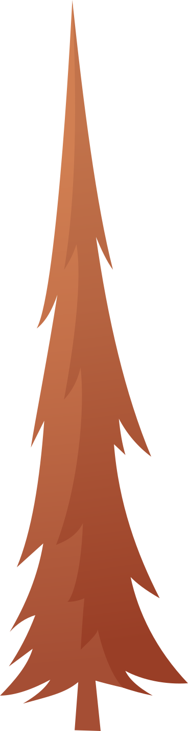 tall orange spruce PNG, SVG