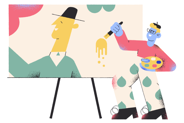 Artist Clipart illustration in PNG, SVG