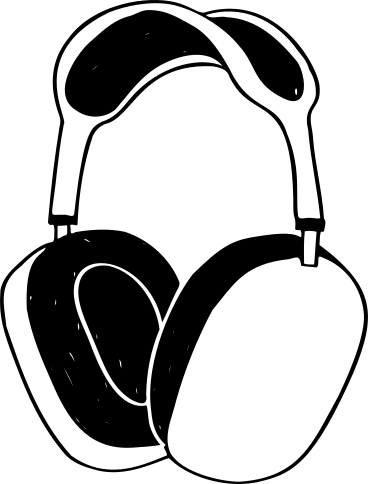 Wireless headphones PNG, SVG