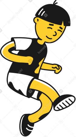 kid jumping Illustration in PNG, SVG