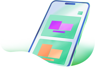 phone with graphs PNG, SVG