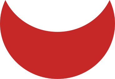 Crescent red PNG, SVG