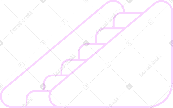 escalator Illustration in PNG, SVG