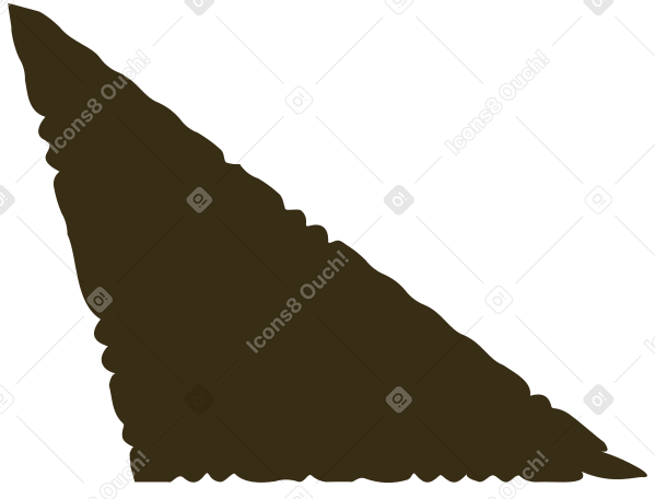 brown scalene Illustration in PNG, SVG