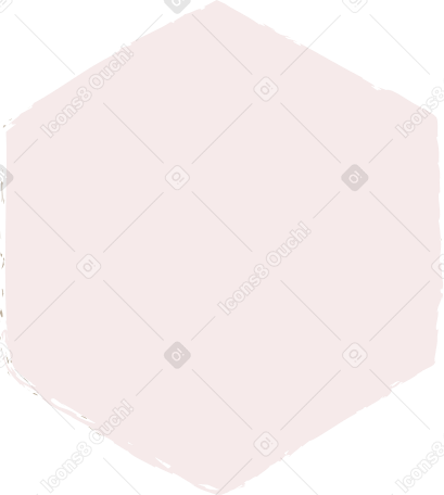 light pink hexagon Illustration in PNG, SVG