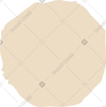 Beige octagon PNG, SVG