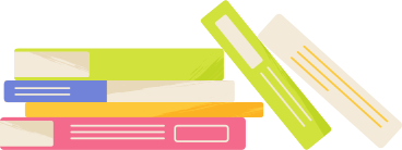 stack of books PNG, SVG