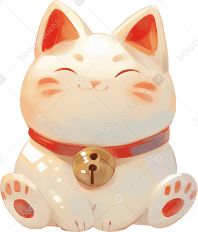 Счастливый кот в PNG, SVG