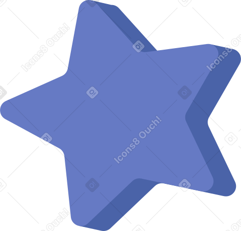 étoile bleue PNG, SVG