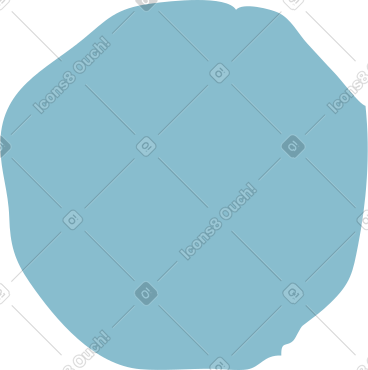 Blue octagon PNG, SVG