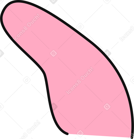 one pink finger в PNG, SVG