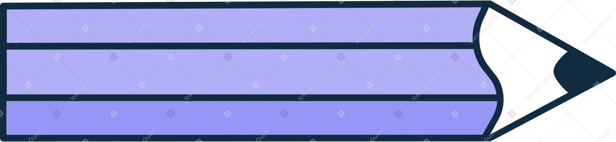 lilac wooden pencil PNG, SVG