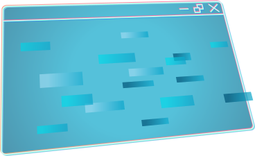 Janela do navegador com pixels PNG, SVG