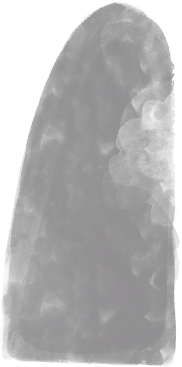 vertical gray half oval PNG, SVG