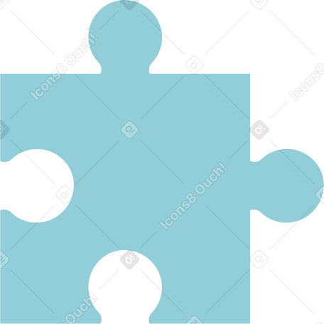 Quebra-cabeça azul PNG, SVG