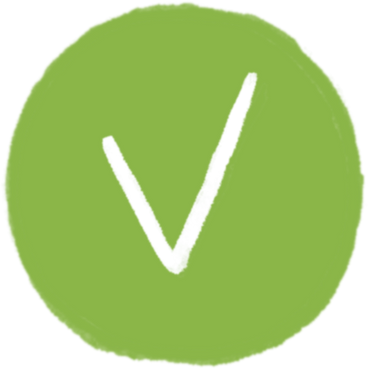 check mark in the green circle PNG, SVG