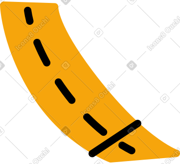 Yellow belt PNG, SVG