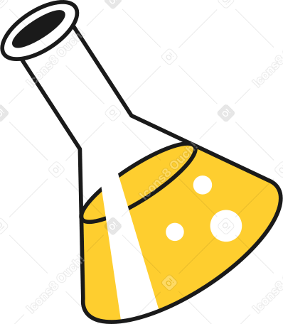 Ilustração animada de frasco em GIF, Lottie (JSON), AE