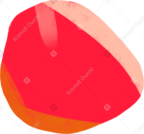 red round bubble Illustration in PNG, SVG