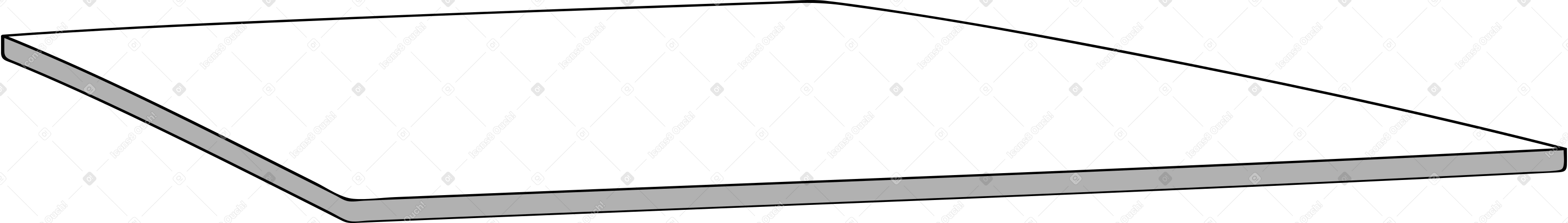 desk Illustration in PNG, SVG