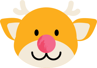 christmas deer PNG, SVG
