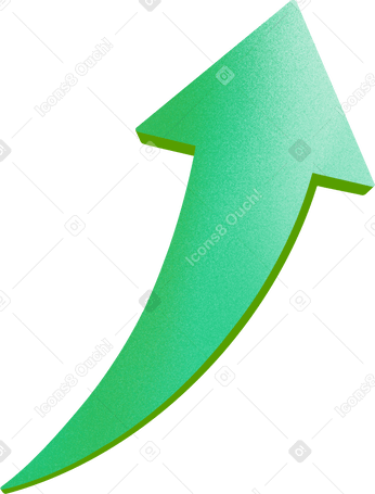 green arrow up в PNG, SVG