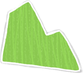 small green mountains PNG, SVG