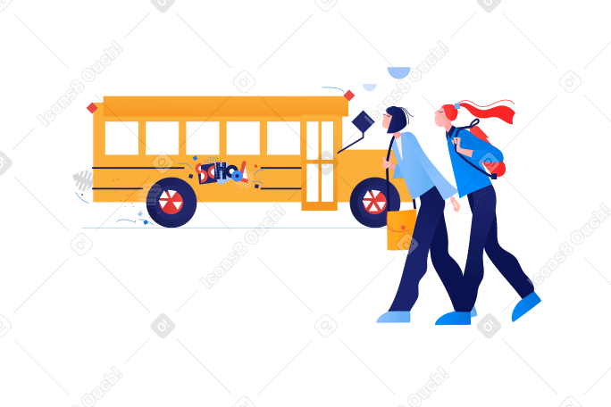 School bus PNG, SVG