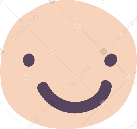 smiley face Illustration in PNG, SVG