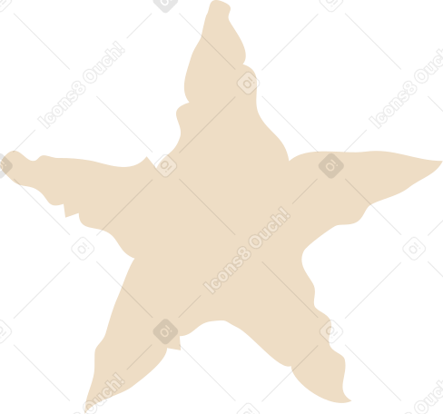beige star shape в PNG, SVG
