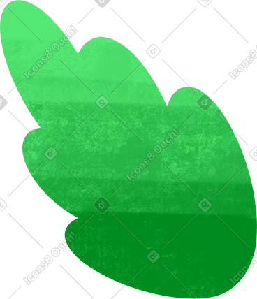 Green tree leaf PNG, SVG