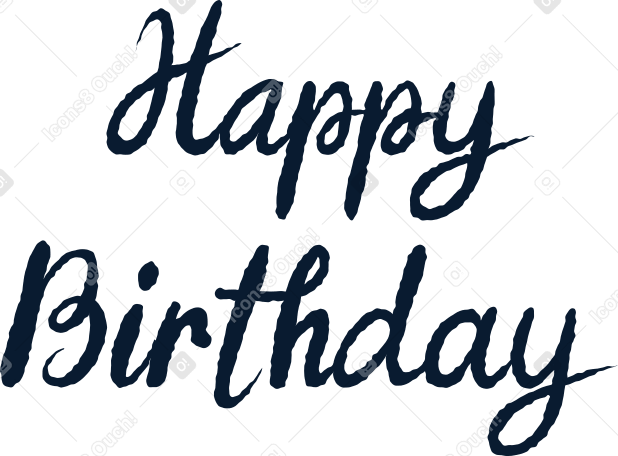 happy birthday PNG, SVG
