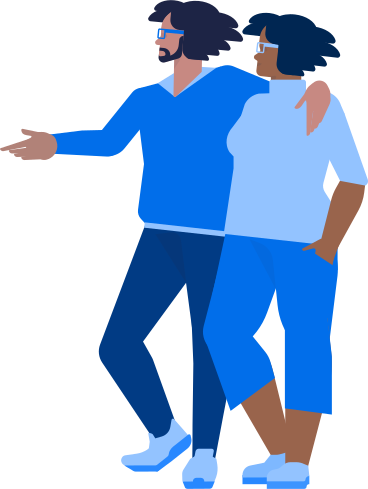 couple in modern outfit PNG, SVG
