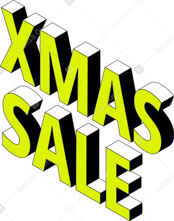 texto de venta de navidad de letras PNG, SVG