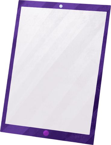 purple ipad PNG、SVG