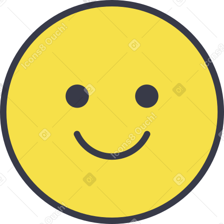 smiley face Illustration in PNG, SVG