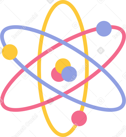 atom icon Illustration in PNG, SVG