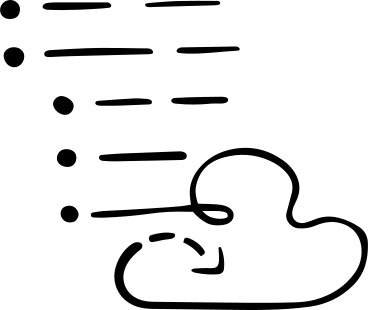 Код и облако в PNG, SVG
