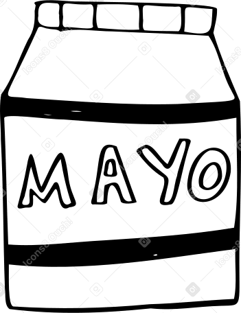 Mayonnaise im glas PNG, SVG