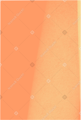orange rectangle as a gift box Illustration in PNG, SVG